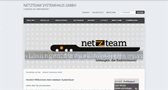 Desktop Screenshot of netzteam.com