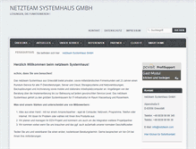 Tablet Screenshot of netzteam.com